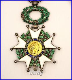 Officier Ordre de la Légion d'Honneur. III°République. Émaux, argent. France