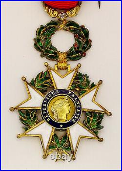 Officier Ordre de la Légion d'Honneur. IV°République. Modèle de luxe, +diamant