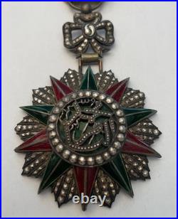 Officier Ordre du Nichan Iftikar. 1906. Ordre du Protectorat. Tunisie (L0)
