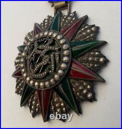 Officier Ordre du Nichan Iftikar. 1906. Ordre du Protectorat. Tunisie (L0)