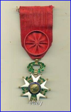 Officier de la Legion d'honneur en or 18 carats IIIème république