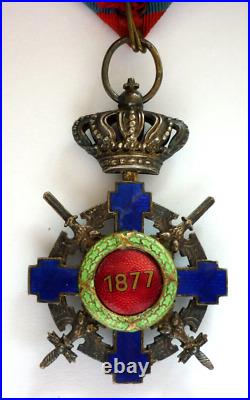 Ordre, De Étoile Rumäniens Croix D'Officier Avec Epées (Art. 6088)
