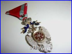 Ordre De L'aigle Blanc De Serbie A Titre Militaire 1914-1918