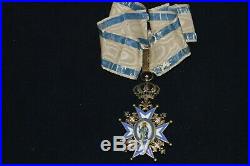 Ordre De Saint Sava (serbie) Croix De Commandeur-guerre 1914/18