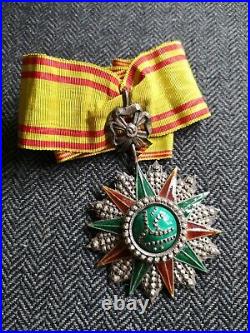 Ordre Du Nichan Al Iftikhar Ali Bey Croix De Commandeur Tunisie Médaille France