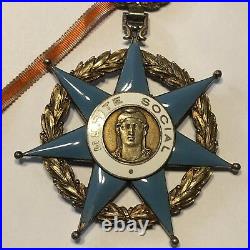 Ordre En Argent Commandeur Mérite Social (N520)
