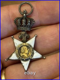 Ordre / Étoile De La Fidélité Louis XVIII Restauration Monarchie