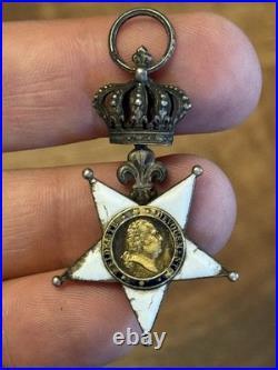 Ordre / Étoile De La Fidélité Louis XVIII Restauration Monarchie