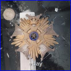 Ordre LEOPOLD II, GROßESKREUZ. Model 1909/ 1934, Roi Albert1. Plaque 83 mm
