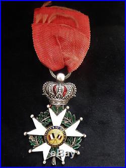 Ordre Légion Honneur chevalier Argent centres OR Restauration