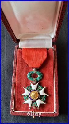 Ordre Légion d'Honneur 1870 en Argent et Or 18k WW1 French Legion of Honor