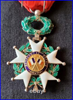 Ordre Légion d'Honneur 1870 en Argent et Or 18k WW1 French Legion of Honor