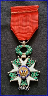 Ordre Légion d'Honneur 1870 en Argent et Or à filets WW1 French Legion of Honor