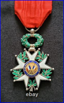 Ordre Légion d'Honneur 1870 en Argent et Or à filets WW1 French Legion of Honor