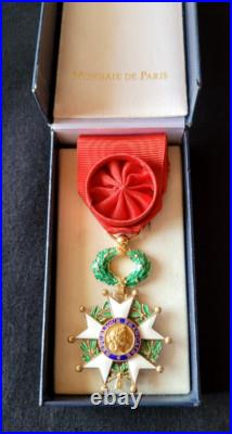 Ordre Légion d'Honneur Officier vermeil French Order Legion of Honor silver box