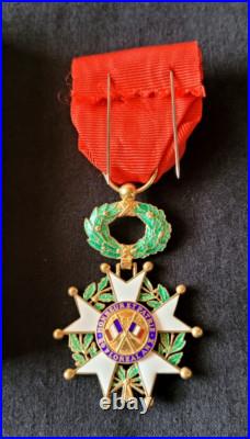 Ordre Légion d'Honneur Officier vermeil French Order Legion of Honor silver box