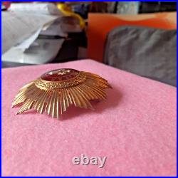 Ordre Merite Militaire, 1 Classe, Portugal, vermeil et poincons. Modele 1975