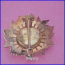 Ordre Merite Militaire, 1 Classe, Portugal, vermeil et poincons. Modele 1975