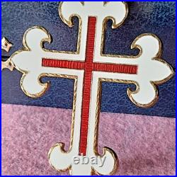 Ordre Merite Militaire, 1 Classe, Portugal, vermeil et poincons. Modele 1975