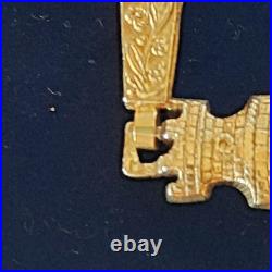 Ordre Merite Militaire, 1 Classe, Portugal, vermeil et poincons. Modele 1975