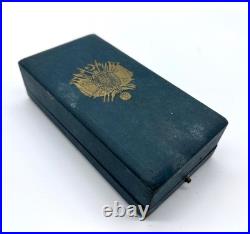Ordre Nichan Iftikhar Tunisie Médaille Officier Argent Émaillé Coffret