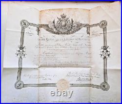 Ordre Royal Légion d'Honneur Chevalier+Officier Louis XVIII Restauration 1817-21
