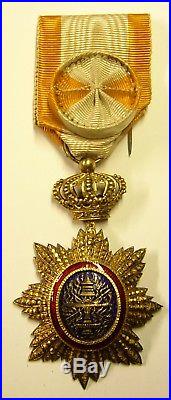 Ordre Royal du Cambodge rang Officier argent vermeil