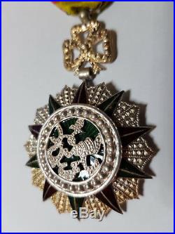 Ordre Tunisien NICHAN IFTIKHAR / Officier / 1837-1957 //ARGENT