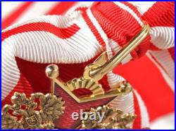 Ordre de St. Stanislas 1cl Croix dore rouge ou noir sans cordon Russie impériale