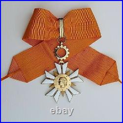 Ordre de l'Economie Nationale, croix de commandeur en vermeil