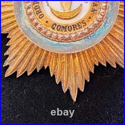 Ordre de l'Etoile d'Anjouan Comores en Vermeil
