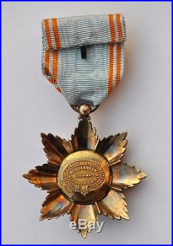 Ordre de l'Etoile d'Anjouan, étoile d'officier, signée Boullanger
