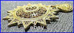 Ordre de l'Etoile d'Ethiopie, bijou de grand-croix avec écharpe/ Vermeil