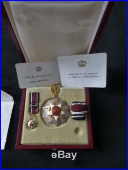 Ordre de l indépendance Commandeur King Hussein I