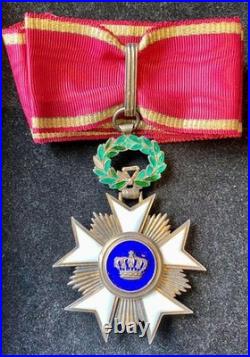 Ordre de la Couronne de Belgique Commandeur Mérite exceptionnel WWI