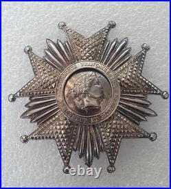 Ordre de la Légion d'Honneur, Plaque de Grand Officier ou Grand Croix, argent