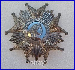 Ordre de la Légion d'Honneur, Plaque de Grand Officier ou Grand Croix, argent
