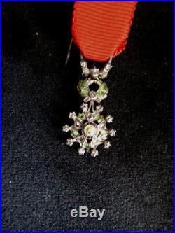 Ordre de la Légion d'Honneur Réduction Or Diamants IIIem République