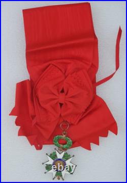 Ordre de la Légion d'Honneur, bijoux de Grand Croix, V° Rép. 53x76 mm, écharpe