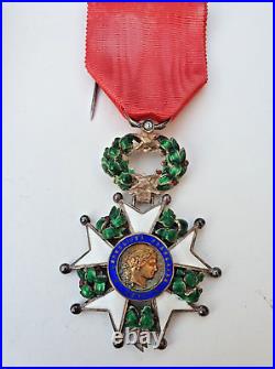 Ordre de la Légion d'Honneur, chevalier en argent, modèle luxe, 3° Rép. Diamant