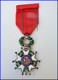 Ordre de la Légion d'Honneur, chevalier en argent, modèle luxe, 3° Rép. Diamant