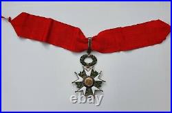 Ordre de la Légion d'Honneur, commandeur en vermeil, dans son écrin