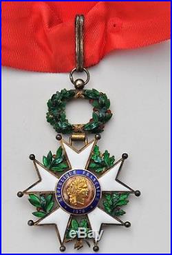 Ordre de la Légion d'Honneur, commandeur en vermeil et émail, centres en or