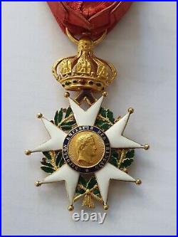 Ordre de la Légion d'Honneur, officier, Second Empire, or