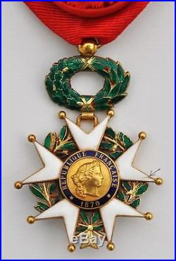 Ordre de la Légion d'Honneur, officier en or, III° République, 1870