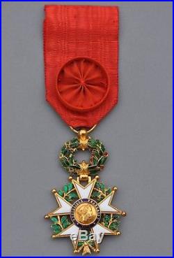 Ordre de la Légion d'Honneur, officier en or, III° République, modèle de luxe