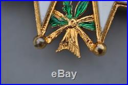 Ordre de la Légion d'Honneur, officier en or, III° République, modèle de luxe