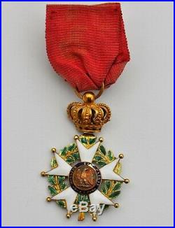 Ordre de la Légion d'Honneur, officier en or, Second Empire, modèle hybride