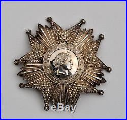 Ordre de la Légion d'Honneur, plaque de Grand Croix, III° République, argent