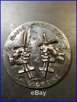 Ordre de la Libération Croix + médaille des compagnons André Brunel 1945